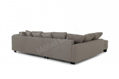 Bologna von Nova Via - Eckgarnitur links taupe