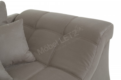 Bologna von Nova Via - Eckgarnitur links taupe