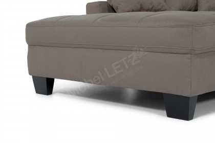 Bologna von Nova Via - Eckgarnitur links taupe