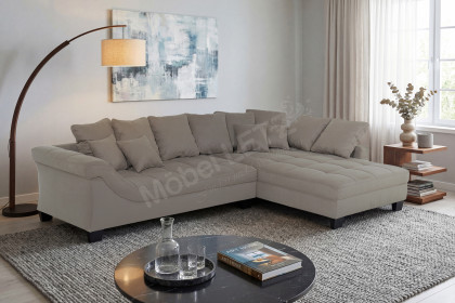 Bologna von Nova Via - Polsterecke taupe