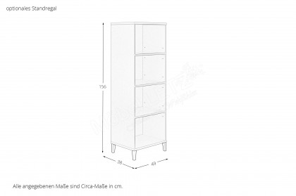 Brother Stu von YUNY by Paidi - Schrank schmal & Kinderbett mit Rausfallschutz