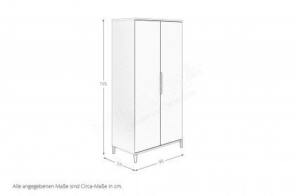 Brother Stu von YUNY by Paidi - Schrank schmal & Kinderbett mit Rausfallschutz