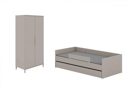 Brother Stu von YUNY by Paidi - Schrank schmal & Kinderbett mit Rausfallschutz