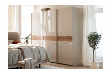 Minori von Schöner Wohnen - Schrank Front Champagner-Glas und Asteiche