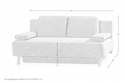Flip-Sleep von Restyl - Schlafsofa mit Bettkasten grau