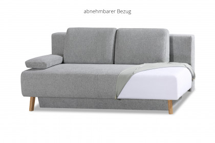 Flip-Sleep von Restyl - Schlafsofa mit Bettkasten grau