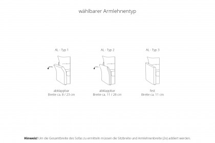 Basel von Restyl - Schlafsofa grau-meliert