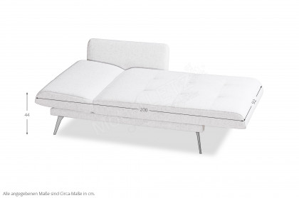 Amira von Restyl - Einzelliege hellgrau links