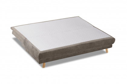 Boyd von Restyl - Schlafsofa braun mit Bettkasten