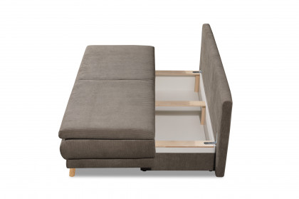 Boyd von Restyl - Schlafsofa braun mit Bettkasten