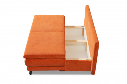 Boyd von Restyl - Schlafsofa rost mit Bettkasten