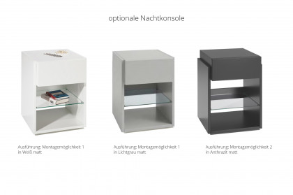 Camina-Dream von RUF Betten - Boxspringbett petrol mit Motor