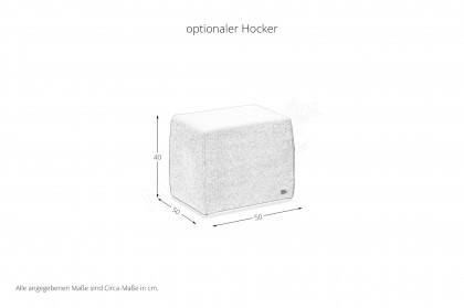 Elva von RUF Betten - Boxspringbett in Komforthöhe beige