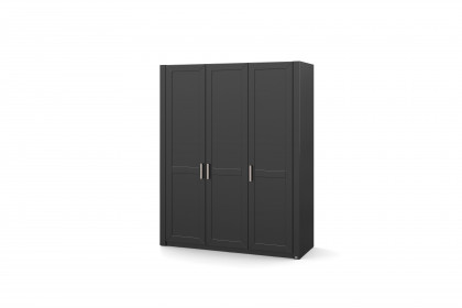 York von set one by Musterring - 3-türiger Landhaus-Schrank grau anthrazit