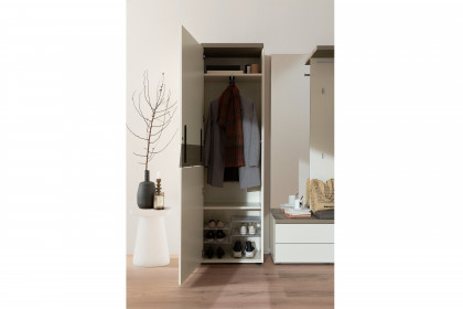 Luis von Sudbrock - Garderobenset in Magnolia/ Eiche sahara