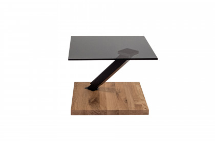 Mars K691 von Ronald Schmitt - Couchtisch in Parsolglas/ Wildeiche