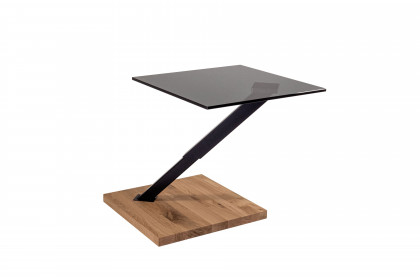 Mars K691 von Ronald Schmitt - Couchtisch in Parsolglas/ Wildeiche