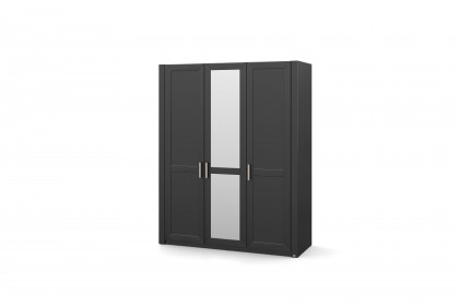 York von set one by Musterring - Schrank im Landhaus-Stil grau mit Spiegel