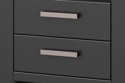 York von set one by Musterring - Schrank im Landhaus-Stil grau mit Spiegel