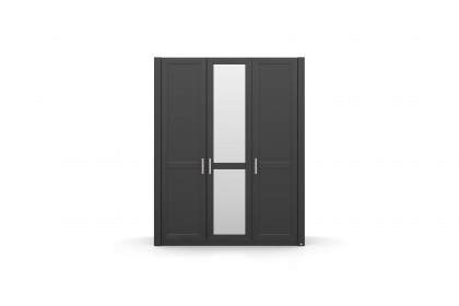 York von set one by Musterring - Schrank im Landhaus-Stil grau mit Spiegel