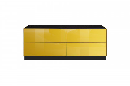 Colors von Mäusbacher - Lowboard gelb mit Sockel und Keramikplatte