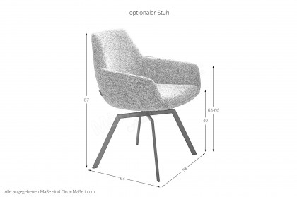 Lucca von SCHÖNER WOHNEN - Esstisch Halifax Eiche Natur
