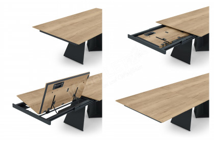 Lucca von SCHÖNER WOHNEN - Esstisch Halifax Eiche Natur