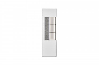 Deltona von set one by Musterring - Vitrine in Weiß matt