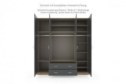 Case von Rauch Blue - Schrank mit Schubladen & vielen Fachböden