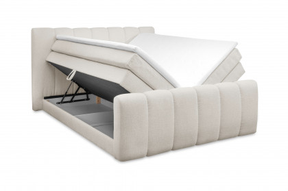 Chuck von ED-Lifestyle - Boxspringbett 180 ivory