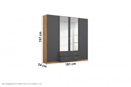 Case von Rauch Blue - Schrank mit Auszügen und Spiegel