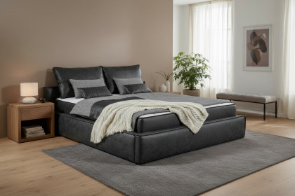 Sintra von ED-Lifestyle - Polsterbett 180 anthrazit