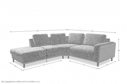 Concept-LE26 von Sit & More - Polstergarnitur rechts anthrazit-dark-grey