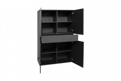 Colors von Mäusbacher - Highboard Glas anthrazit