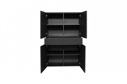 Colors von Mäusbacher - Highboard Glas schwarz