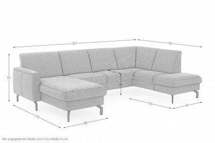PP-PF25099 von Polipol - Wohnlandschaft Variante rechts mandel