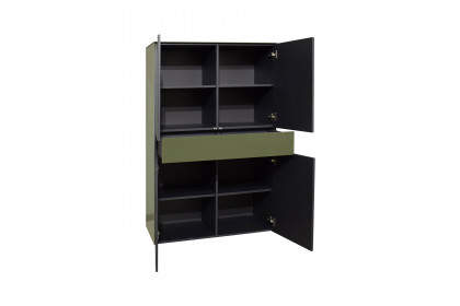 Colors von Mäusbacher - Highboard Glas olivgrün