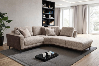 Concept-LE26 von Sit & More - Polsterecke links cappuccino-brown