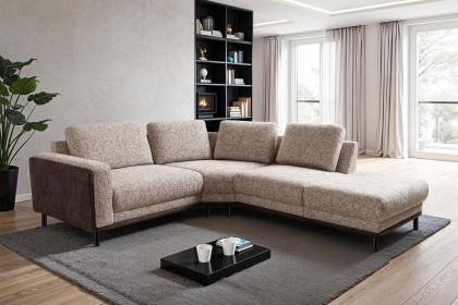 Concept-LE26 von Sit & More - Polsterecke links cappuccino-brown