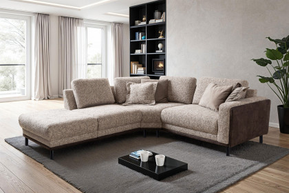 Concept-LE26 von Sit & More - Polsterecke rechts cappuccino-brown