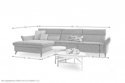 1926 von Himolla - Polstersofa links grappa