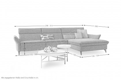 1926 von Himolla - Polstersofa rechts grappa