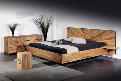 Soleil-sleeping von Sprenger Möbel - Holzbett Sumpfeiche geölt