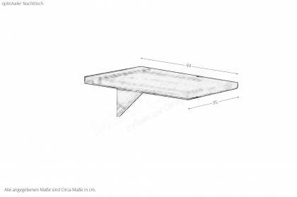 Soleil-sleeping von Sprenger Möbel - Holzbett Sumpfeiche geölt