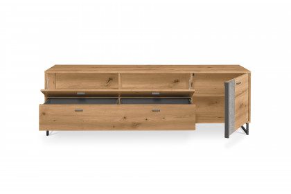 Deltona von set one by Musterring - Lowboard Eiche Artisan mit Zierelement