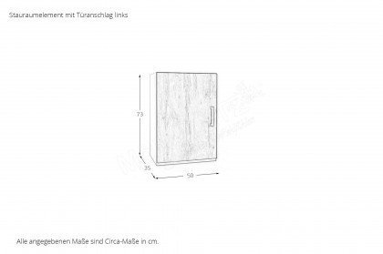 cadre.plus von Röhr-Bush - Kommodenkombi 3-teilig weiß - Eiche Votan