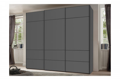 Sinfonie Plus von Staud - Schwebetürenschrank mit 3 Türen vulkangrau