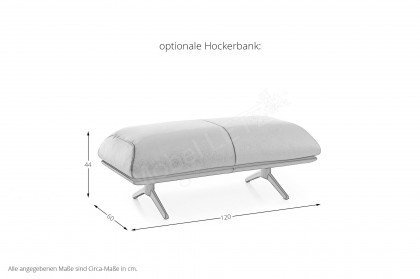 KOINOR Fieno - Ledersofa marmo