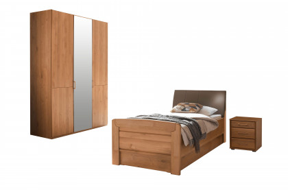 Graz von Wiemann - Single-Schlafzimmer mit Schubladenbett Erle