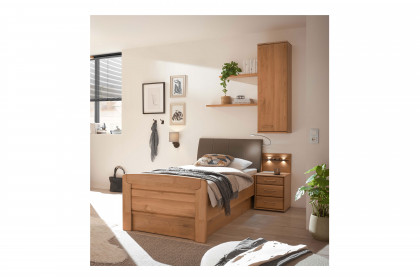 Graz von Wiemann - Single-Schlafzimmer mit Schubladenbett Erle